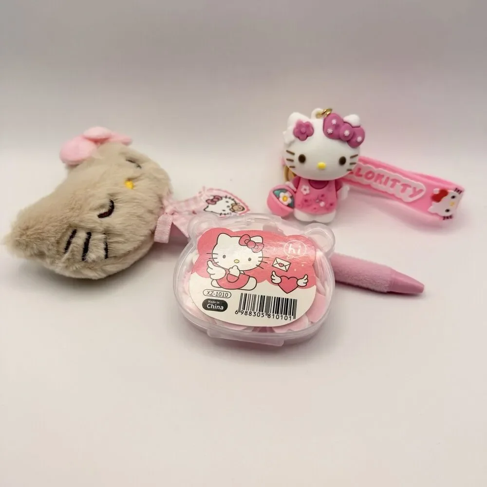 Sanrio Hello Kitty 10 Pcs. Premium Gift Set ~ Includes Licensed Ceramic Cup